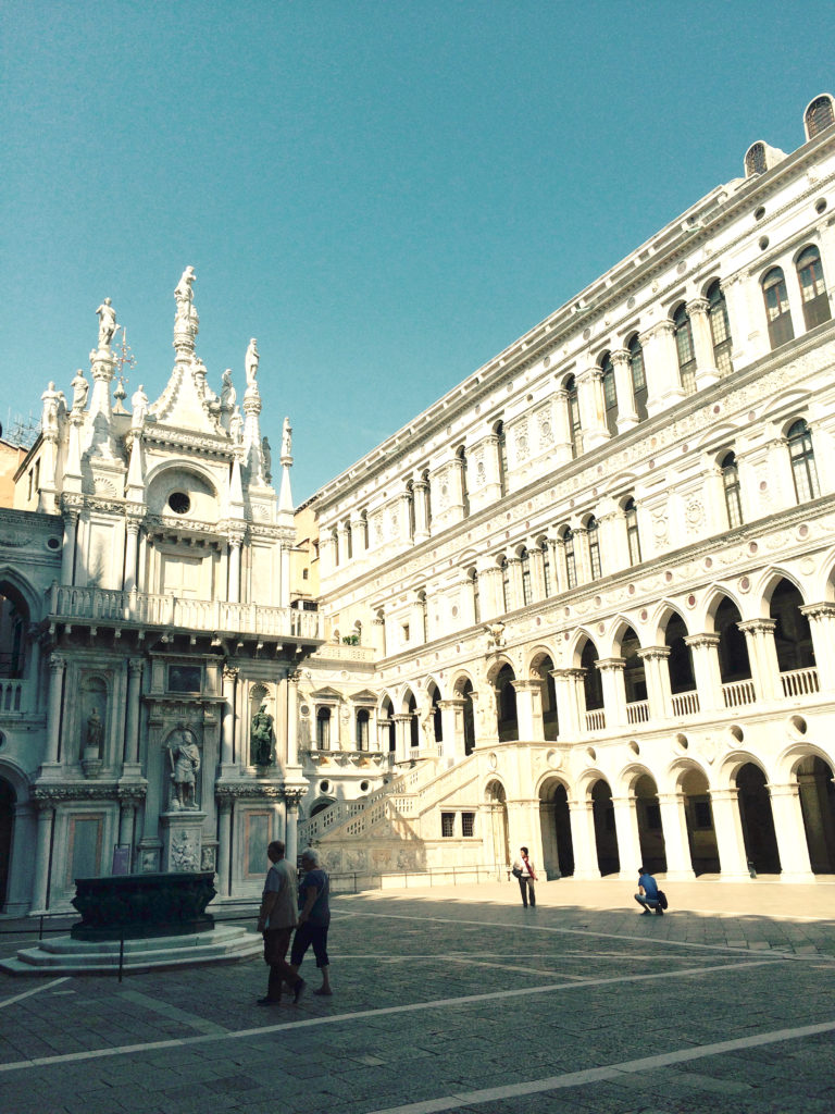 The Courtyard inside the Doge's Palace
